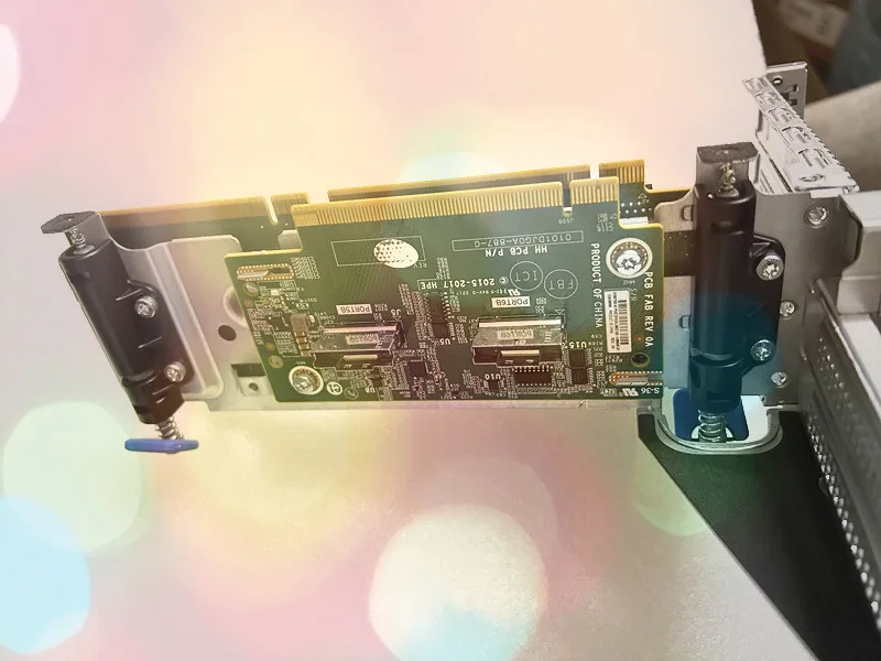 FOR HPE DL38X GEN10 X8/X8/X8 1-PORT 2 NVME SLIMSAS RISER 875086-001 875062-001