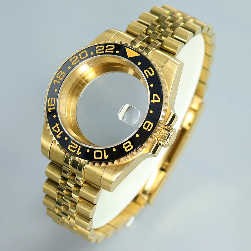 

40mm Luxury Watch Case Strap 120clicks Bezel insert for Seiko NH35 NH36 NH34/38 Miyota8215 Eta2824 PT5000 Automatic Movement SUB