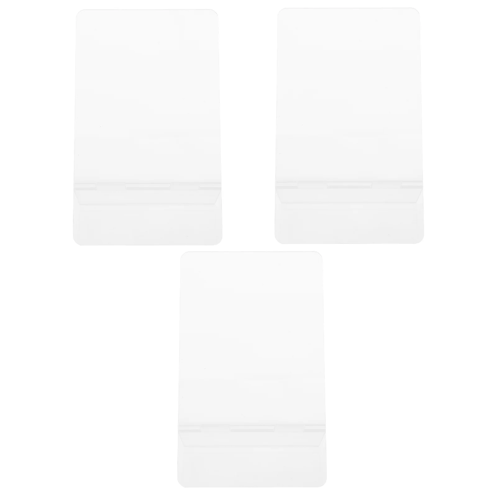 

3 Pcs Small White Boards Desktop Erase Dry Acrylic Writing Memo with Base Office Multi-function Student