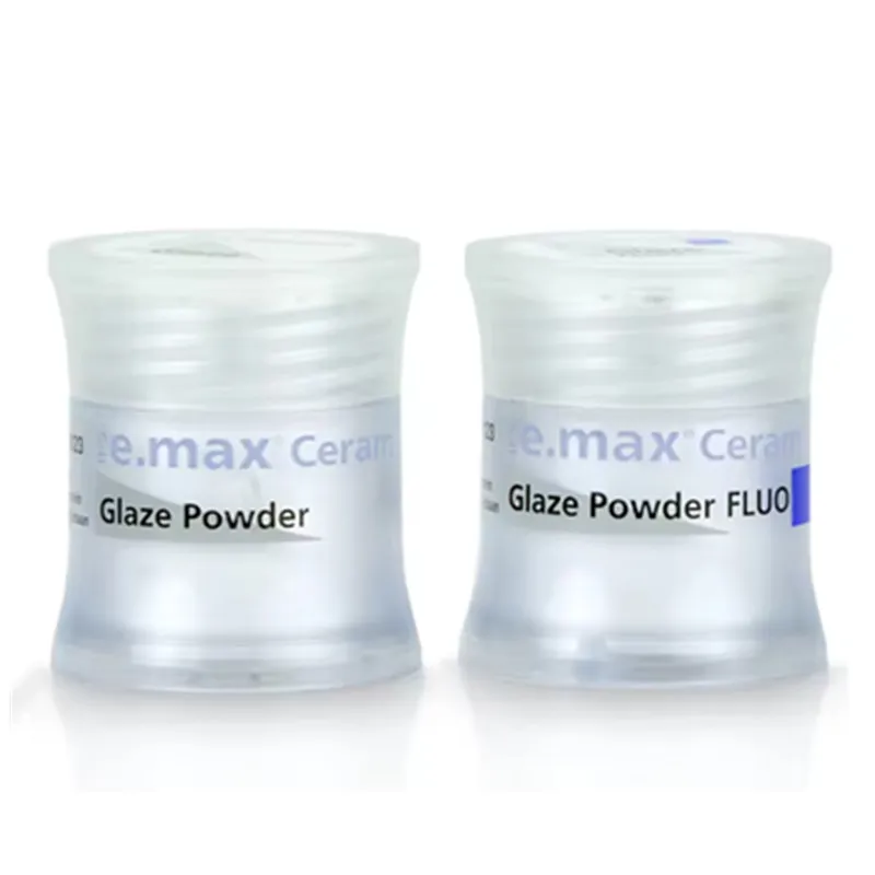 

Ivoclar Vivadent IPS Ceram Glaze Powder FLUO Dental E Max Porcelain Powder for Dental Restoration