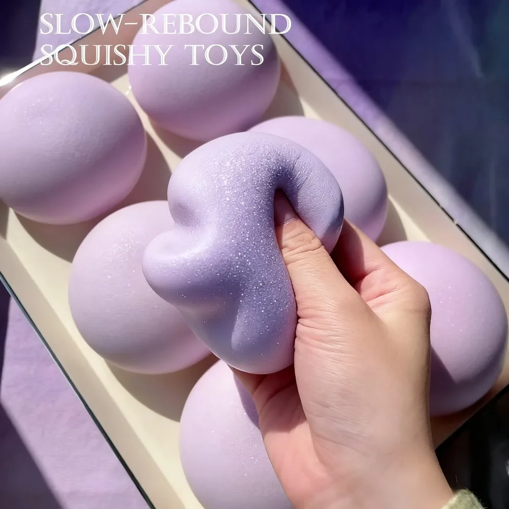 

Soft Bread Squishy Squeeze Toy Slow Rebound Sensory Decompression Fidget Toy Daily Relaxation Gift