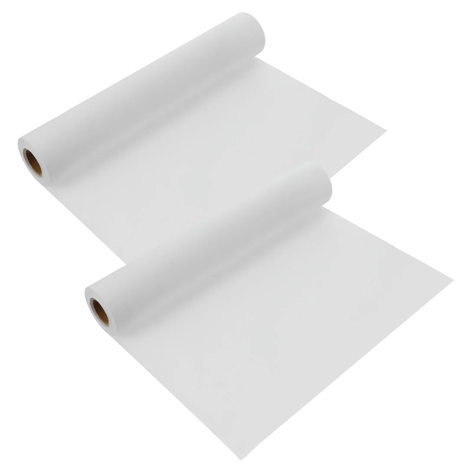 2 Rolls Drawing Paper Easel Graffiti Wrapping Blank Sketch Bulletin Board Kraft White