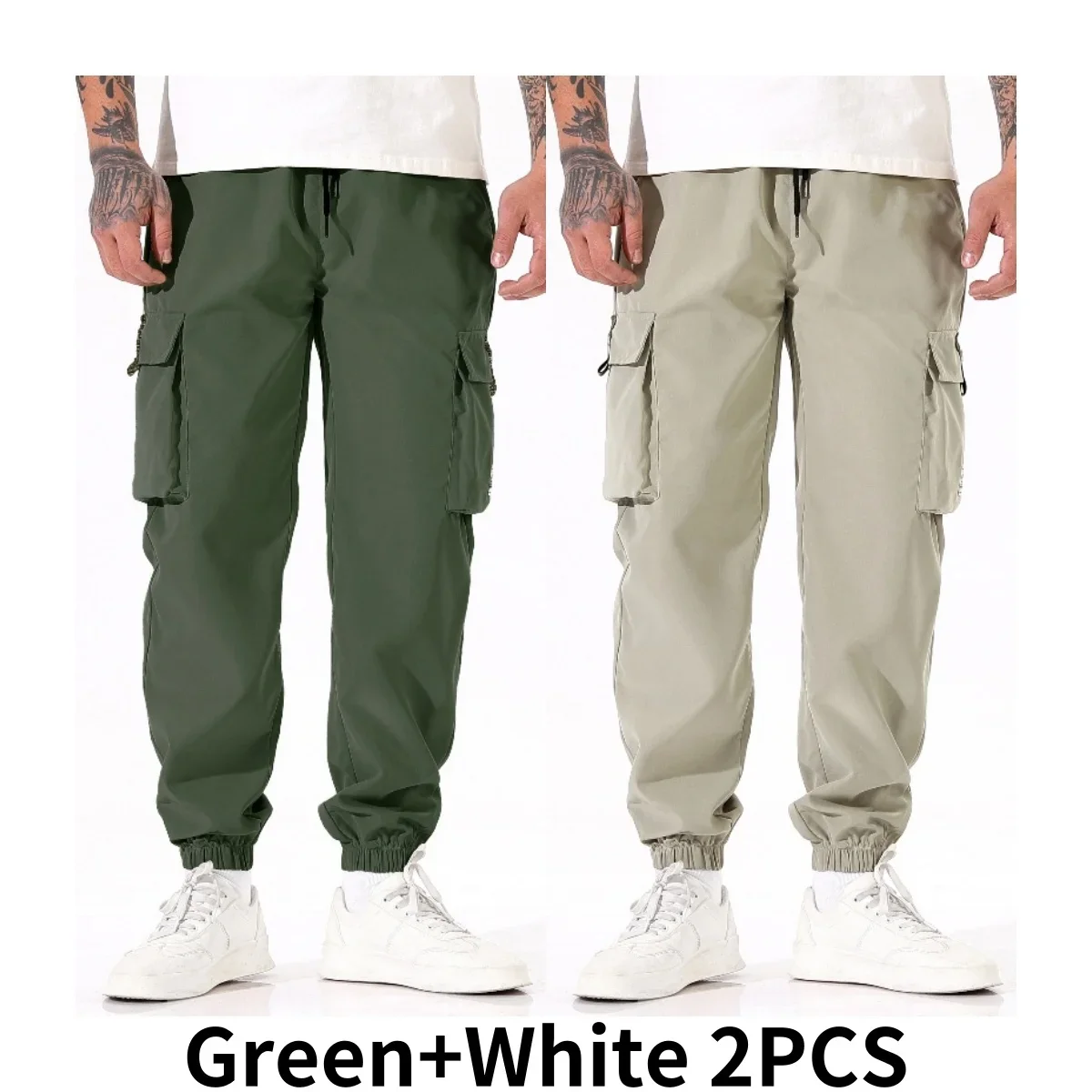 Men's Loose Comfortable Casual Versatile Sports Pants for All Seasons Outdoor Cycling Windproof and Breathable Multi Pack Pants