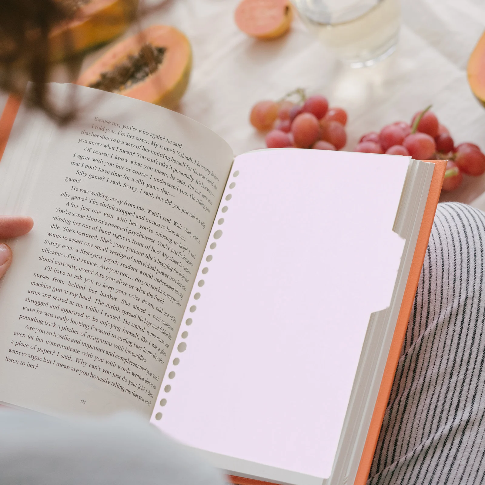 8 Pcs Index Card Loose-leaf Paper Detachable Binder Tabs Classified Labels Separator Page Sturdy Dividers Aesthetic Book File