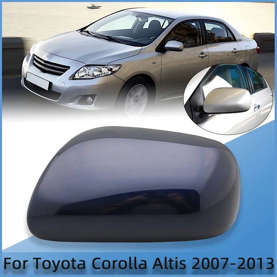 Rearview Mirror Shell Cover Cap Housing Wing Side Mirror For Toyota Corolla ALTIS 2007 2008 2009 2010 2011 2012 2013 With Color