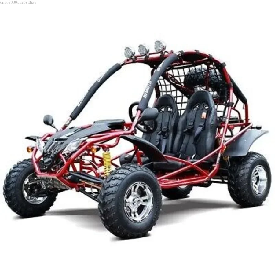 100%NEW 200cc/6.5hp Adult Gas Go-Kart Deluxe DF GKA With Auto Tranny/Reverse CVT 2 Seat