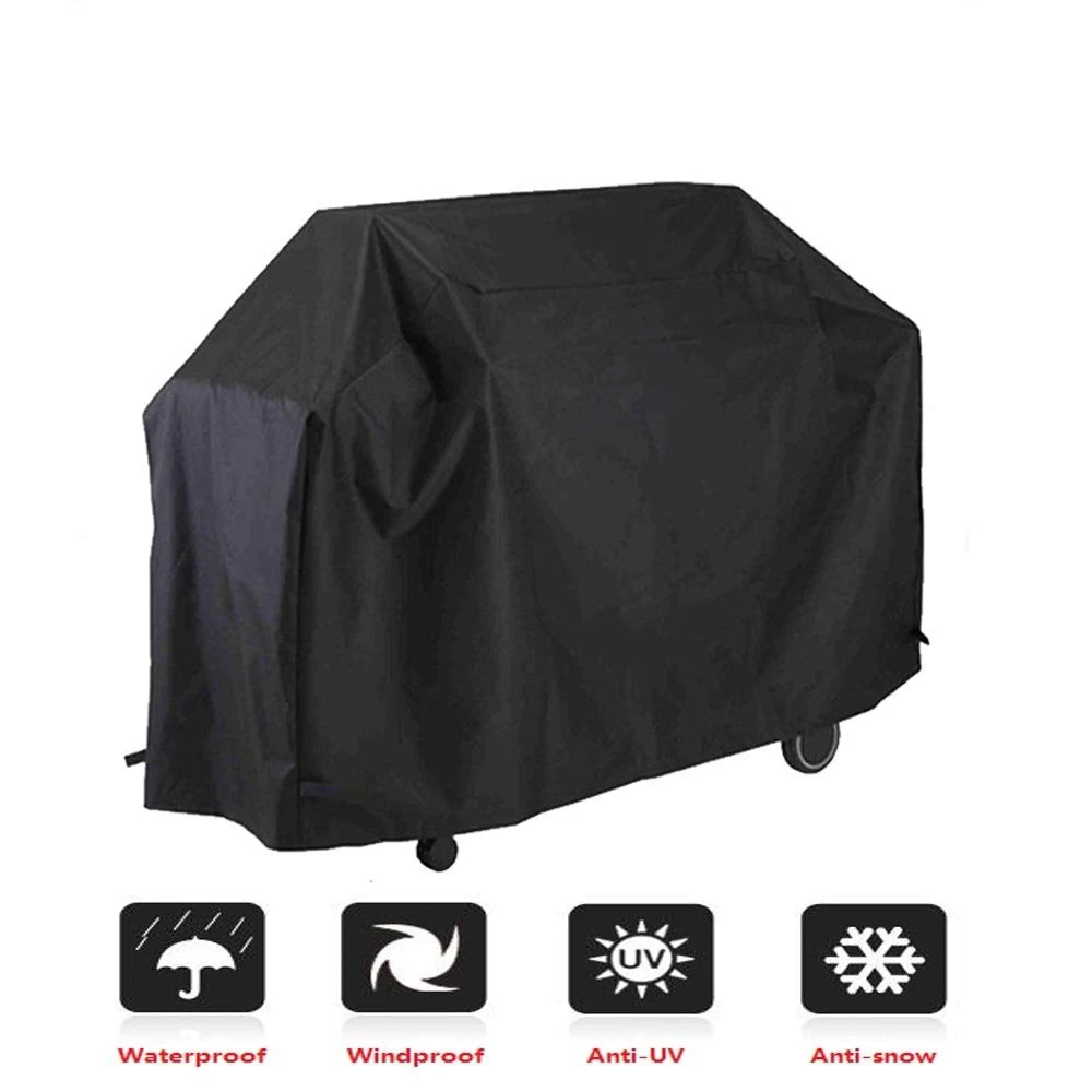 Outdoor tools BBQ Grill Cover Waterproof Heavy Duty Patio Outdoor Oxford Barbecue Smoker Grill Cover Outdoor Barbecue Hood