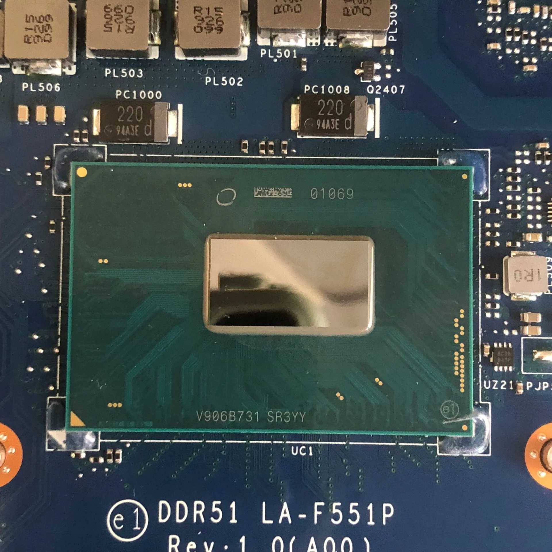 

W/SR3YY I7-8750H CPU CN-0D3R1D 0D3R1D D3R1D For Dell Alienware 17 R4 15 R5 17 R5 Laptop Motherboard LA-F551P GTX1070 8G 100%Work
