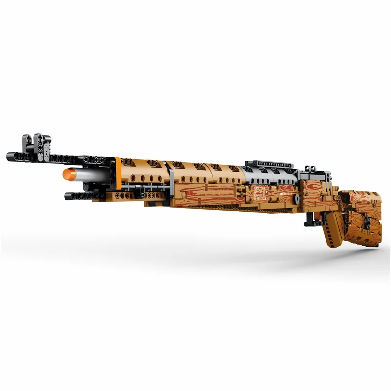 Mauser Kar98K Bouwsteen Model Kan Schieten Zware Sniper Rifle Monteren Bakstenen WW2 Wapens Kinderen Educatief Speelgoed Vakantie Geschenken - afbeelding 2