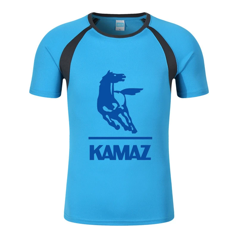 2023 kamaz Men's New Solid Color Short Sleeve T Shirts  Summer High Quality Raglan T-shirt Fashion Hip Hop Top Tees Simple Shirt