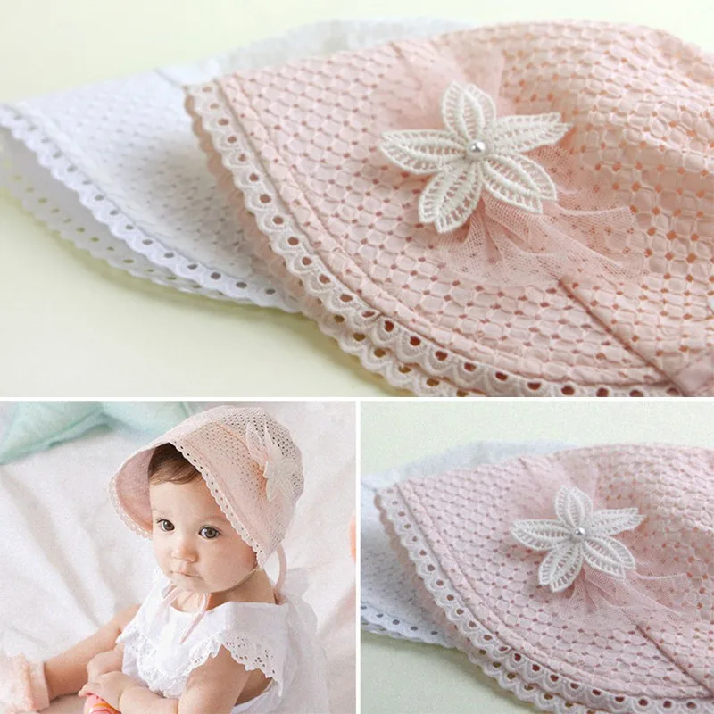 Openwork Lace Sun Bonnet