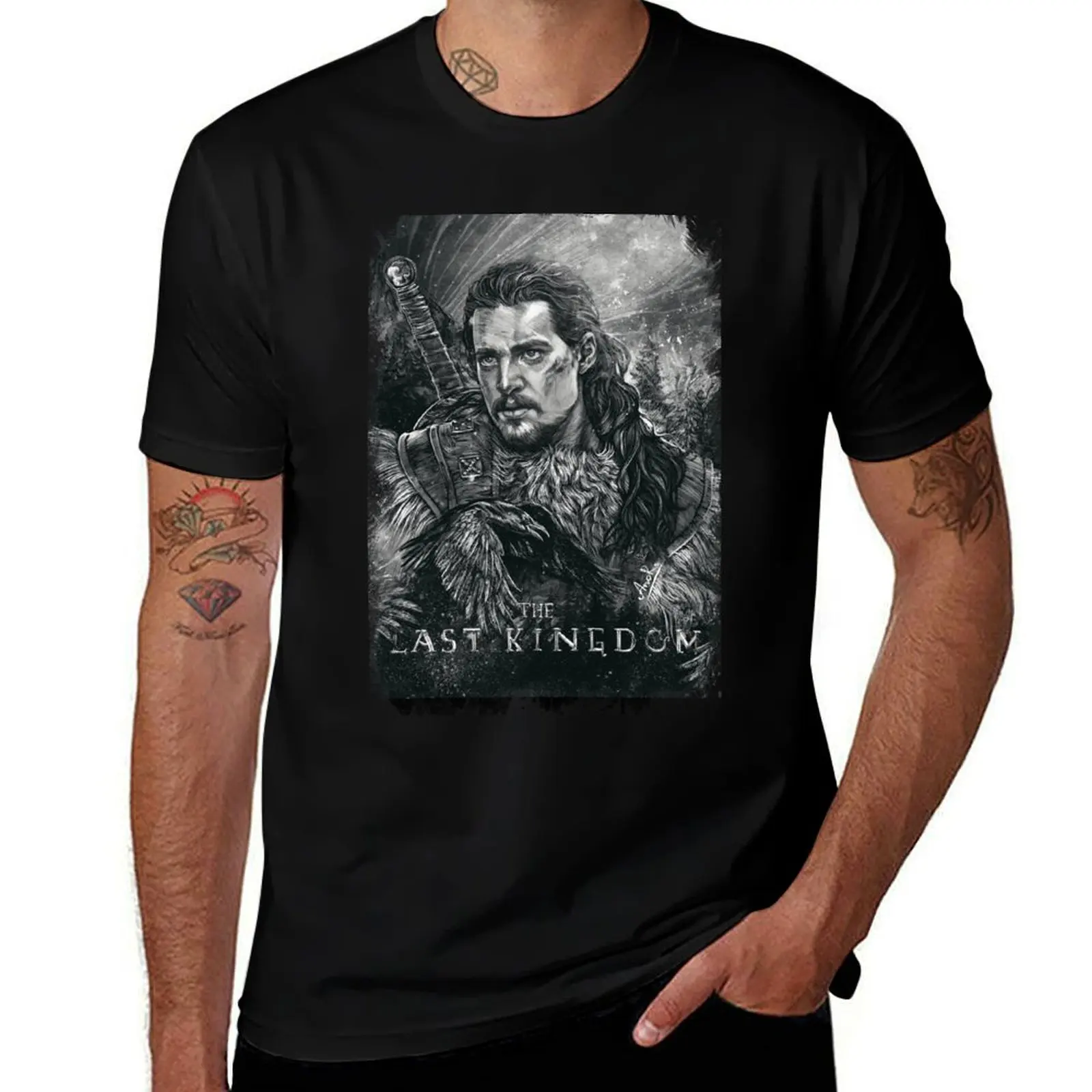 The Last Kingdom - Uhtred T-Shirt Minimalist Graphic Tee Shirt