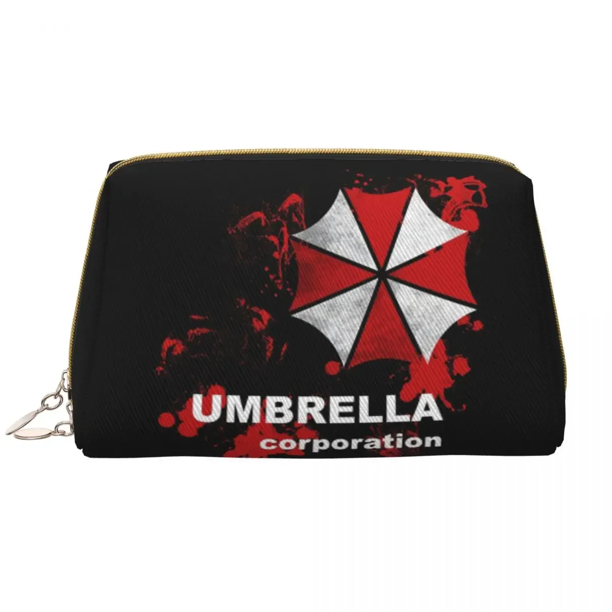 Umbrella Makeup Bag Women Travel Cosmetic Organizer Kawaii Horror Movie Game Storage Toiletry Bags