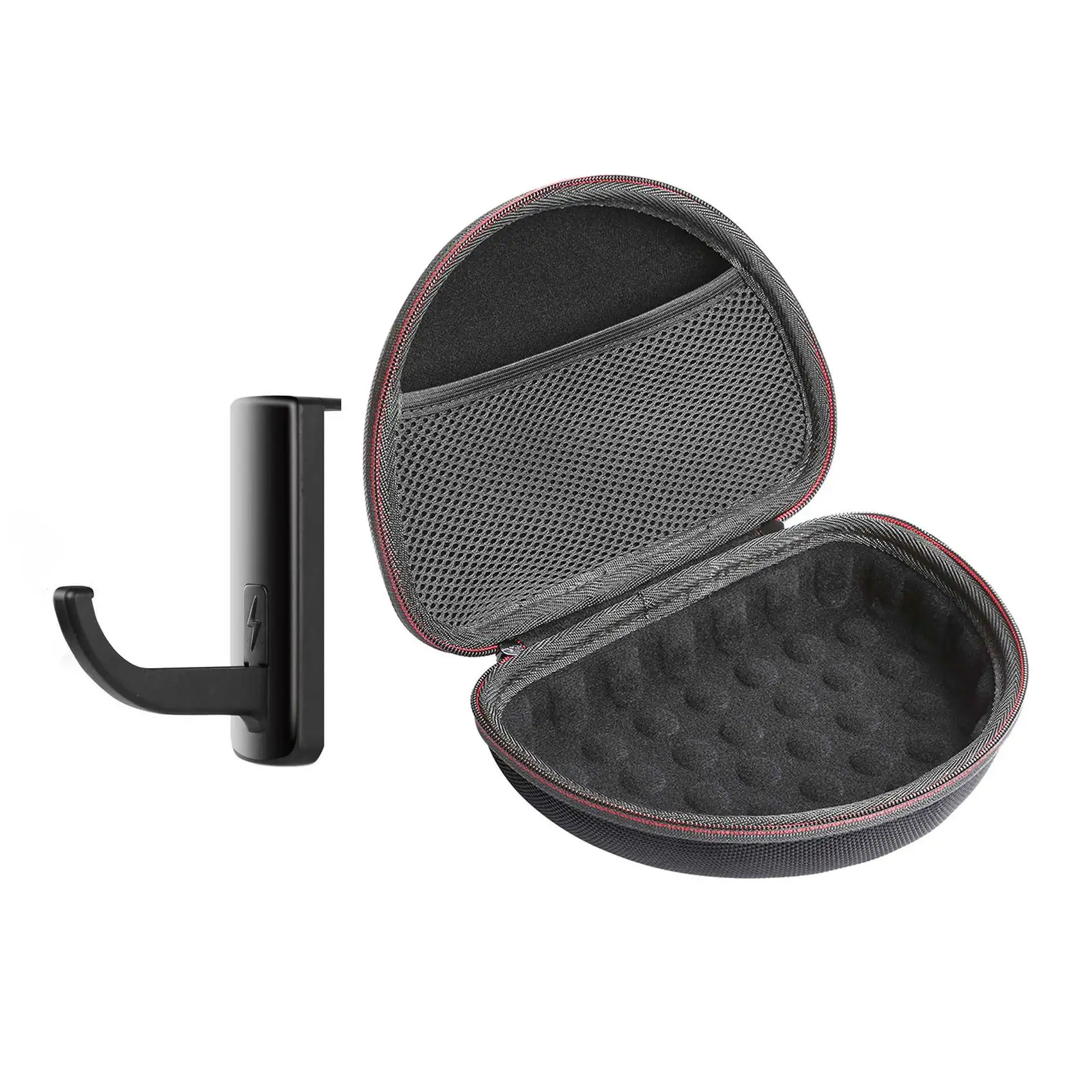 ABGI-حامل سماعة الرأس شماعات جدار شاشة الكمبيوتر حامل وغطاء واقٍ مزخرف لهاتف آيفون لصندوق سماعات الرأس اللاسلكية T450BT/T500bt