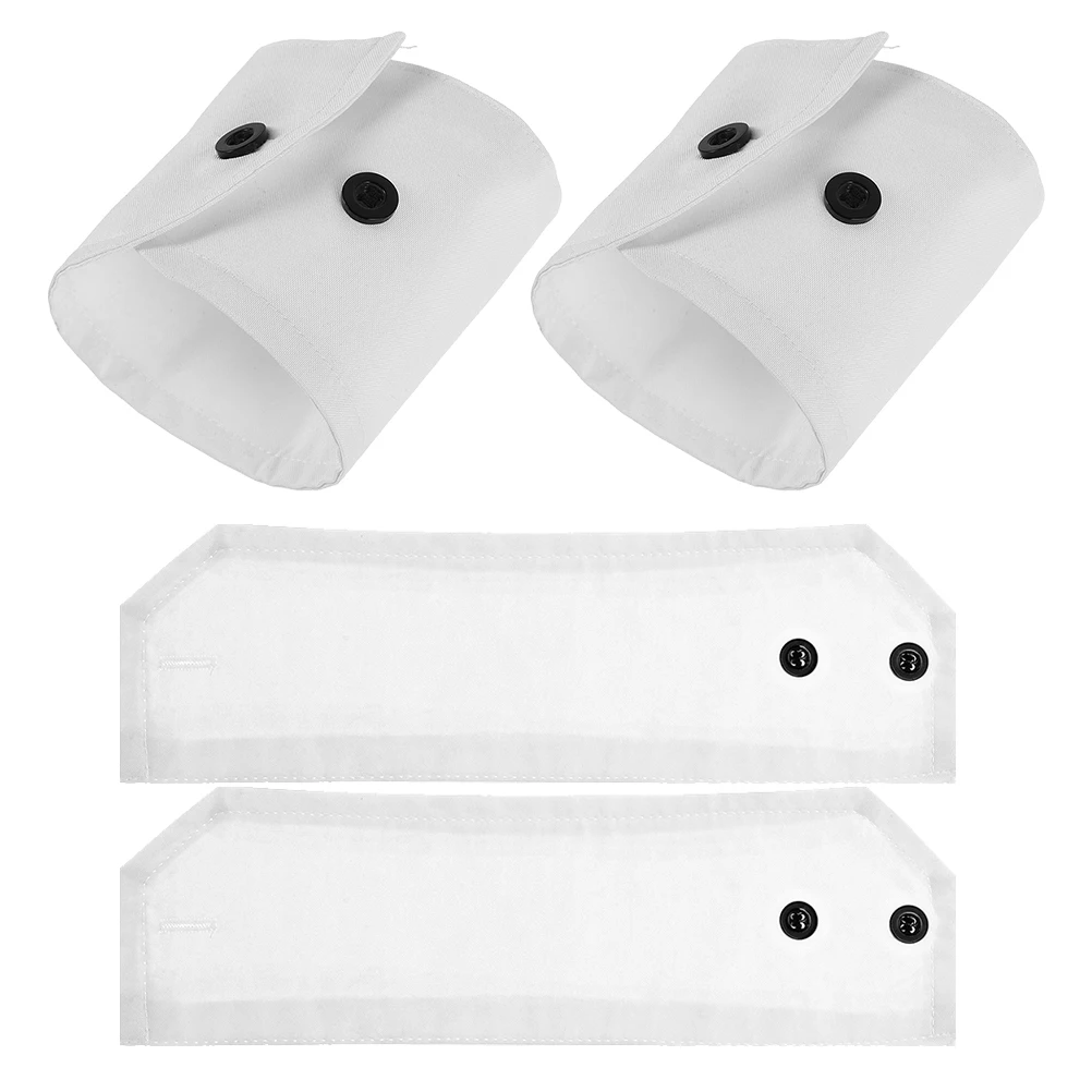 

2 Pairs Three Dimensional Lace Cuff Decoration Button Down Cuffs Adjustable Shirt Decorative Wrist Cuffs Functional Accessories