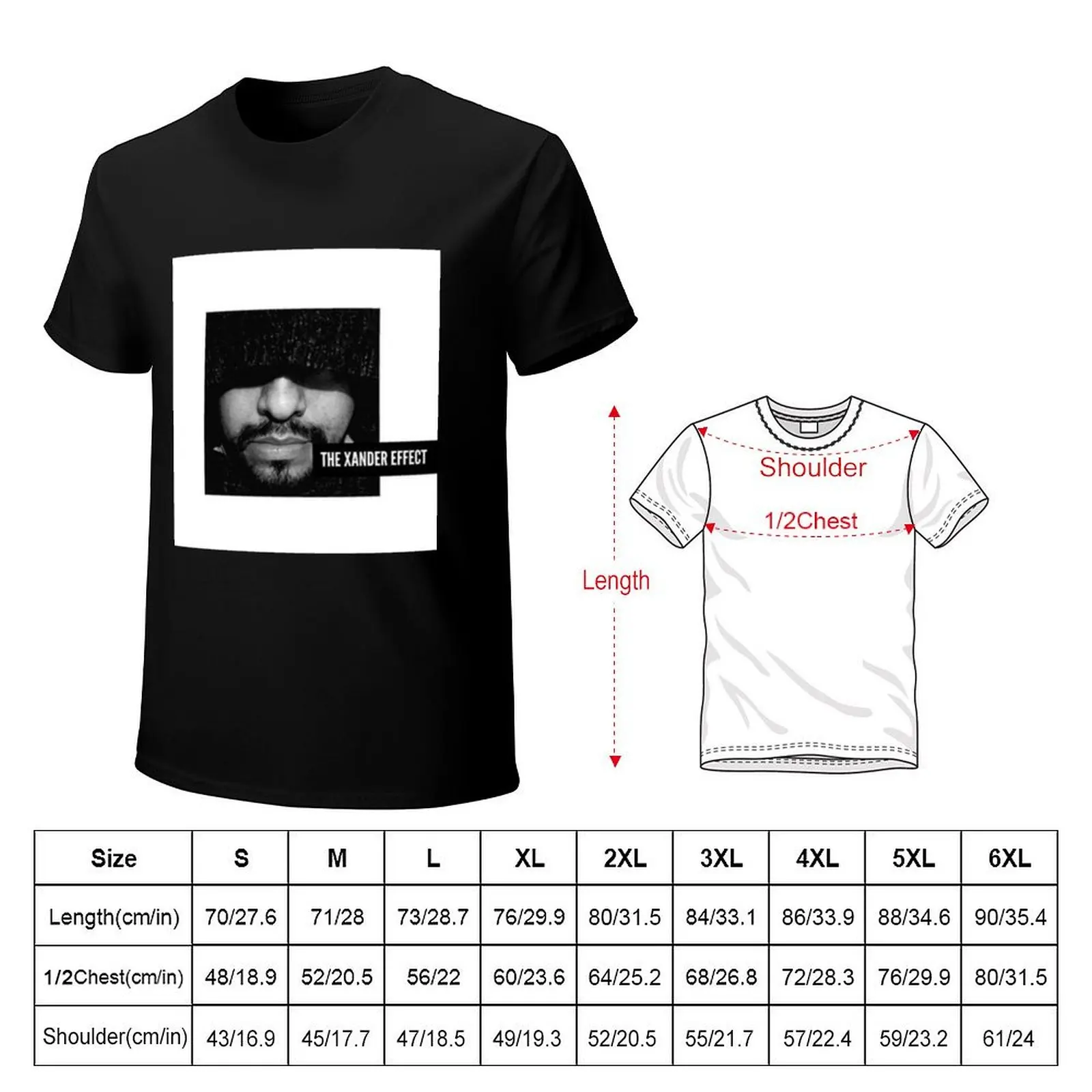 The Xander Effect Podcast T-Shirt customizeds Aesthetic clothing oversized t shirts for men