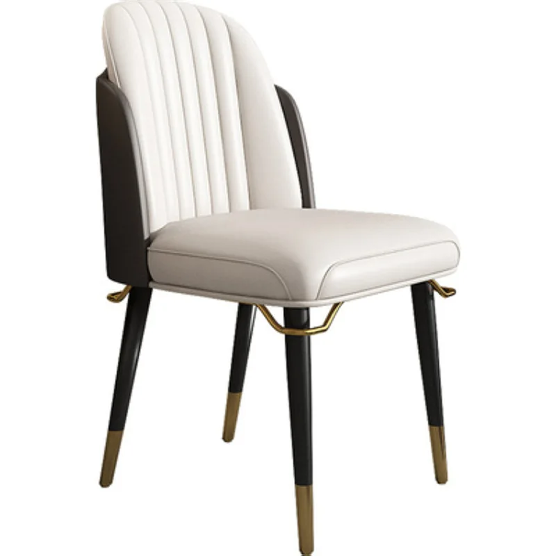 

Italian style, light luxury, dining chair, postmodern, metal, simple, chair