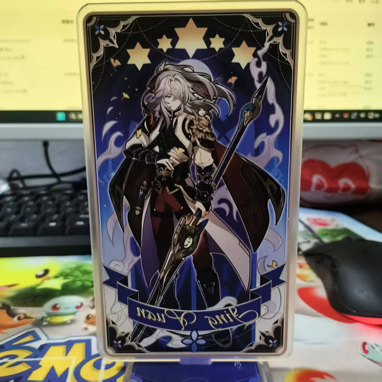 

Honkai：Star Rail Acrylic Stand Figure Jing Yuan Jingliu Anime Peripheral Cute Cartoon Creativity Room Office Desktop Ornament
