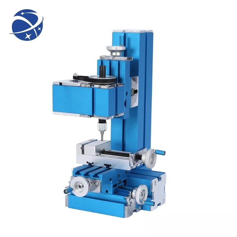 YYHCMini Metal Lathe DIY Miniature Milling Machine Miller 100-240V Woodworking Metal Aluminum Processing Mini Milling Machine