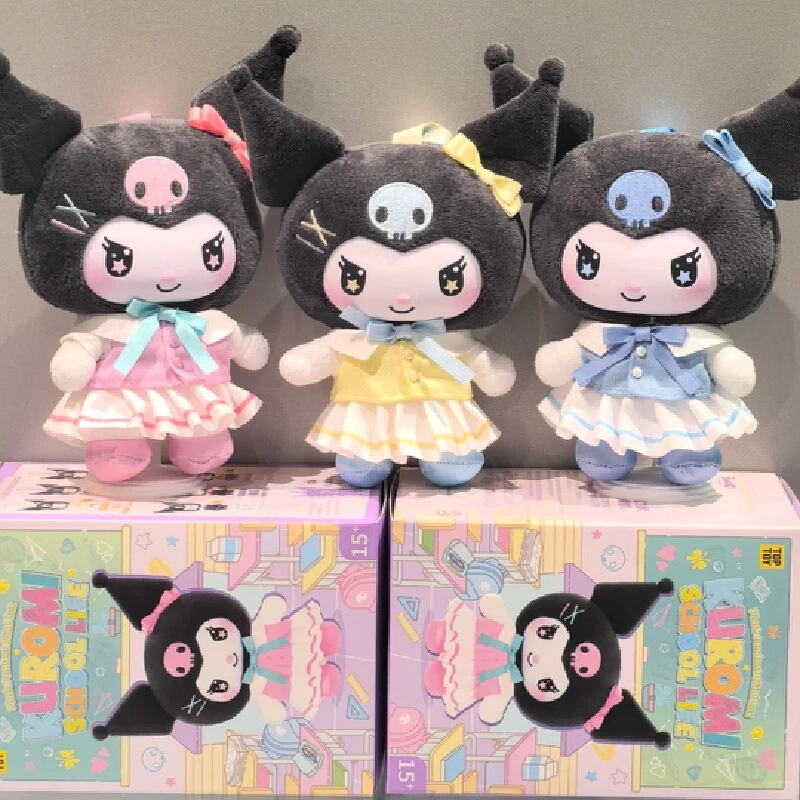 

Лидер продаж Kuromi Campus Diary Series слепая коробка-милая загадочная виниловая подвеска-фигурка для школьной жизни, коллекционный подарок на день рождения