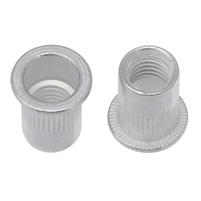 95pcs M3 M4 M5 M6 M8 M10 Rivet Nuts Aluminum Flat Head Rivet Nuts Set Insert Rivets Mix Size Automatic Rivet Tool Set