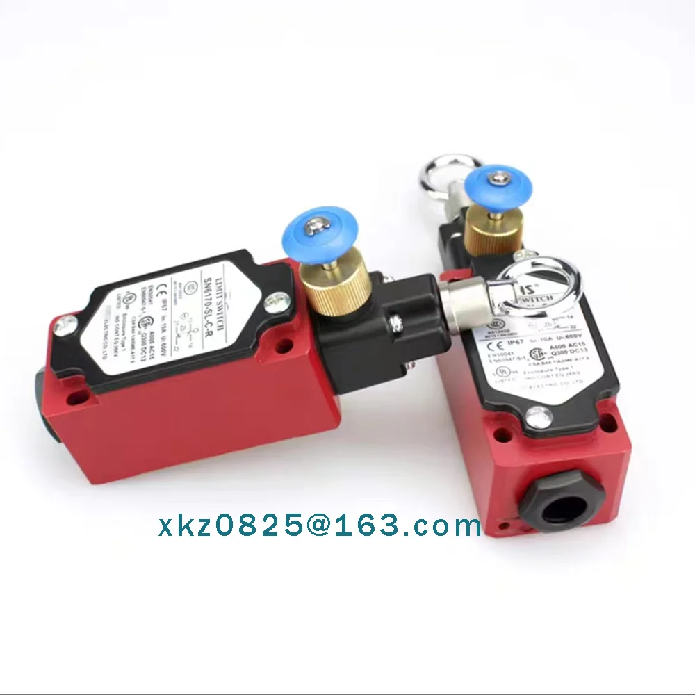 Genuine New for Pull Rope Switch SN6170-SL-C-R SN6170-SL2-C-R SN6170-SL2-C Pull Switch Safety Switch Emergency Stop Switch