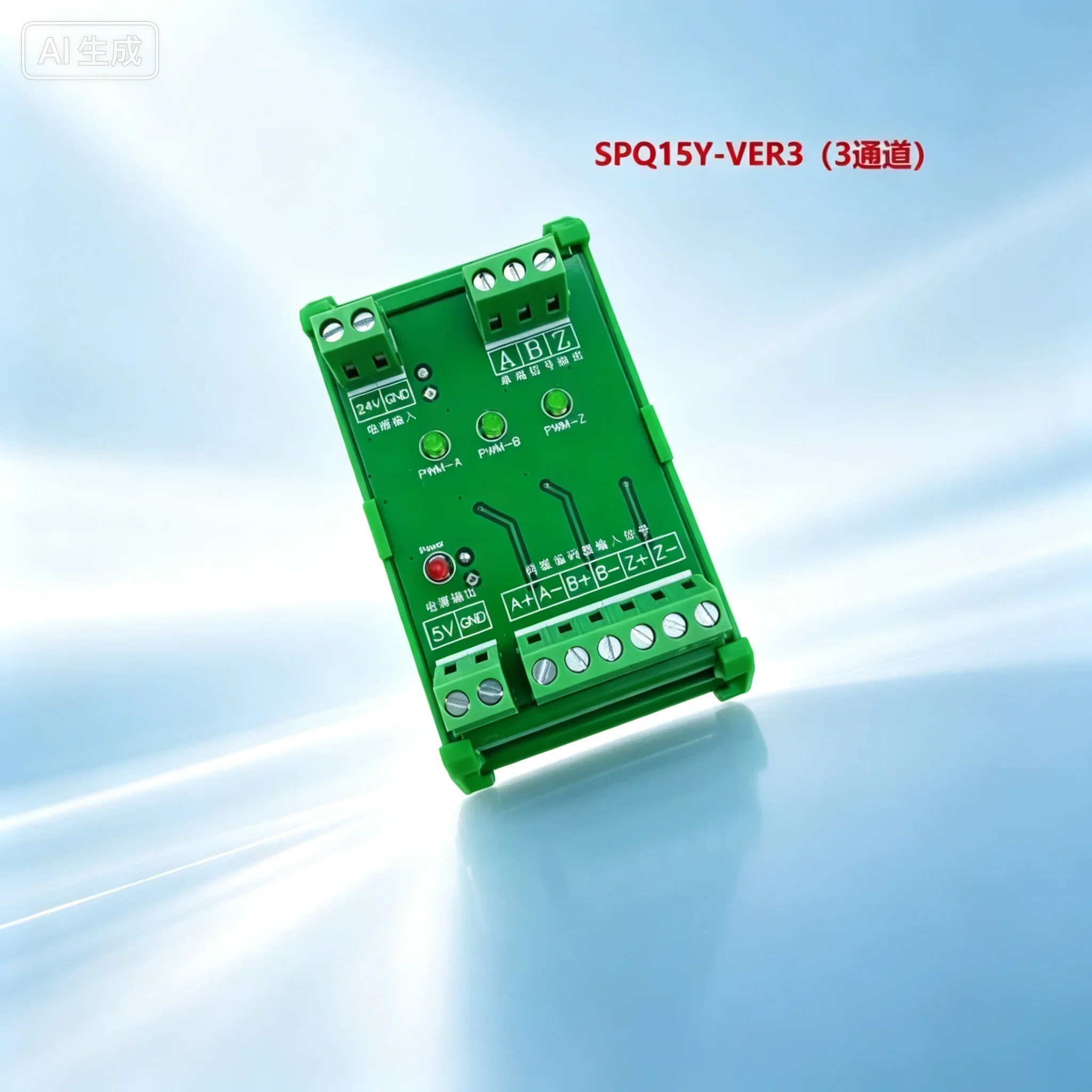 Professional Encoder Signal Converter for Differential to Single-Ended,5V to 24V,NPN/PNP Compatible