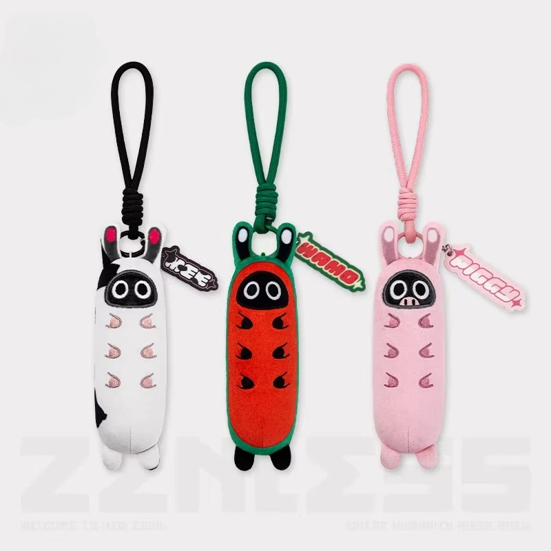 Zenless Zone Zero Pals Series Plush Keychain, Long Strip Bamboo Mini Doll, Cute Anime Hanging Ornament for Bag, ZZZ Gift