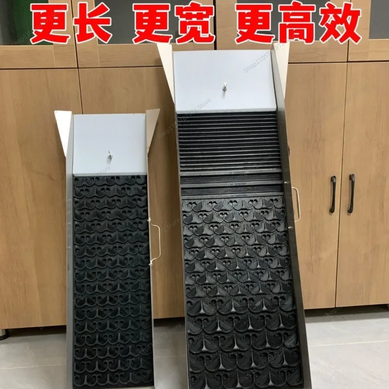 For enhanced gold selection equipment lengthened, widened and thickened stainless steel high-efficiency gold panning chute