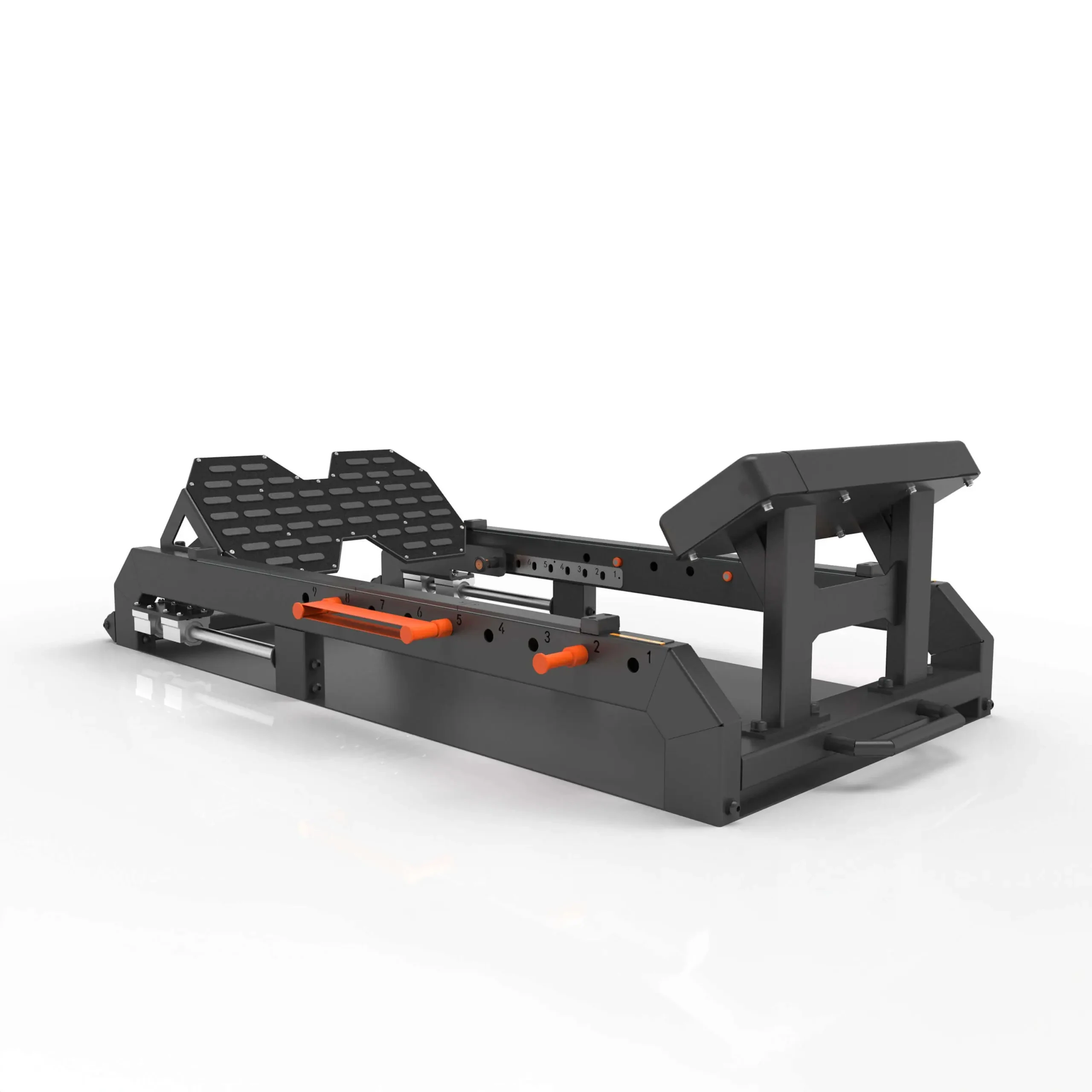 Commercial Gym Equipment New Design Adjustable Backrest and Footplate Hip Thrust Glute Machine Plate Loaded Machines