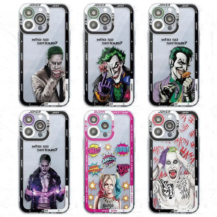 Suicide Squad Jared Leto J-Joker Phone Case for Apple iPhone 15 16 Pro XS Max 13 14 Plus XR SE 7 8 12 11 Pro plus Matte