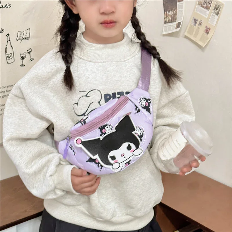 Sanrio New Clow M Kid's Messenger Bag Cute Cartoon Lightweight Melody Single-Shoulder Bag