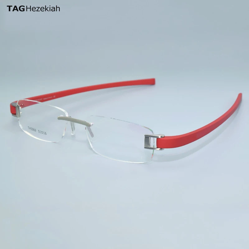 

Titanium frameless optical glasses frame for men's fashionable prescription glasses frame Rimless Glasses Frames for Wom 5069