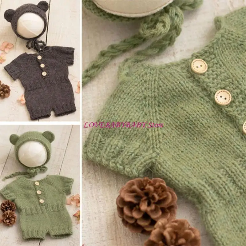 

Прекрасный набор для новорожденных медведя неотразимо милый костюм новорожденного медведя для детей 4xbc