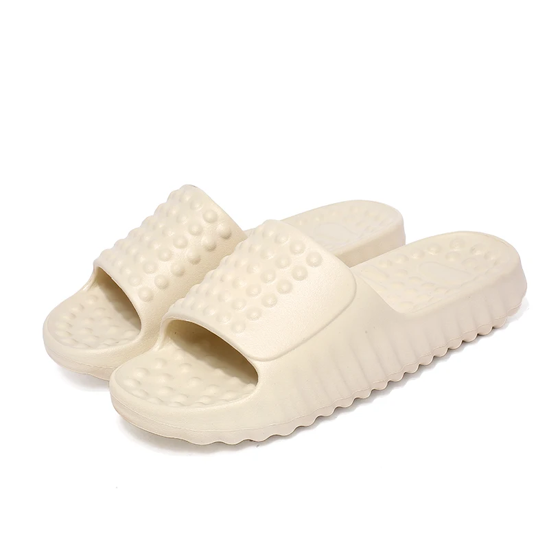 

Мужские шлепанцы с модным буквенным дизайном, летние, нескользящие, с мягкой подошвой из ЭВА, повседневные тапочки для мужчин, большие размеры, для дома, улицы, пляжа