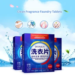 40/120Pcs Laundry Tablets Cleaning Clothing Laundry Soap Concentrated Washing Powder Detergent for Washing Machines