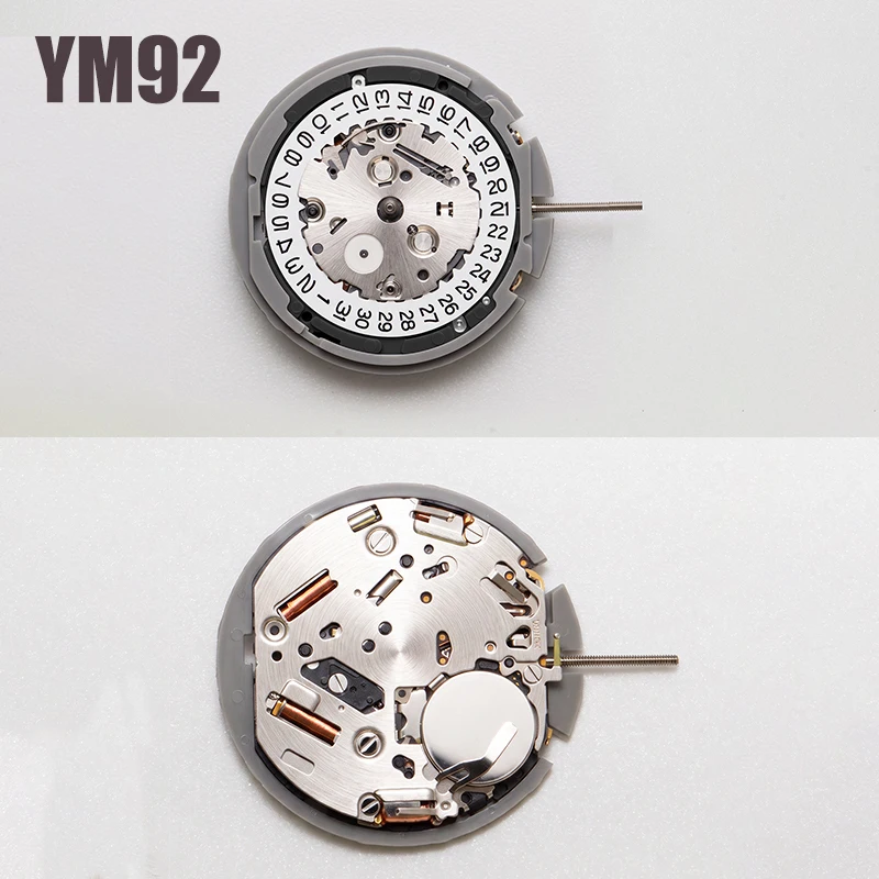 Japan's New Original YM92 Movement Replacement Parts YM92A Quartz Movement White Calendar 3-point Watch Accessories