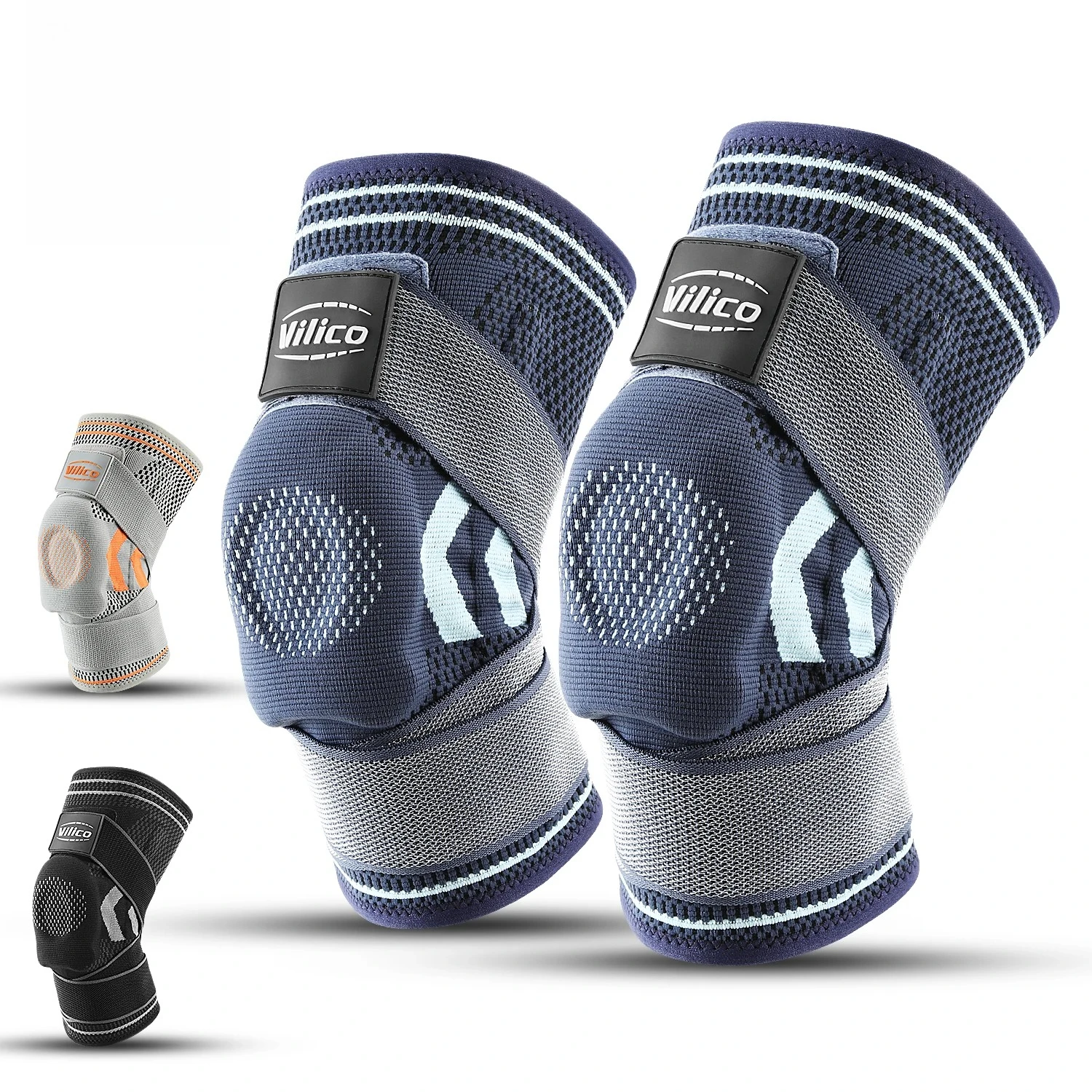 1PC Knee Brace Compression Knit Knee Pad For Sports Quickly Absorb Perspiration Keep Knees Warm Knee Boosters Breathable Support