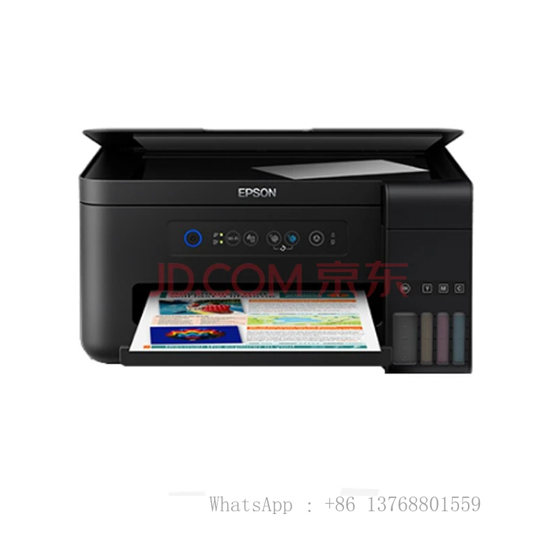 4 Color Photo Printer FOR EPSON L4158 WIFI 3 In 1 Multifunction Printer