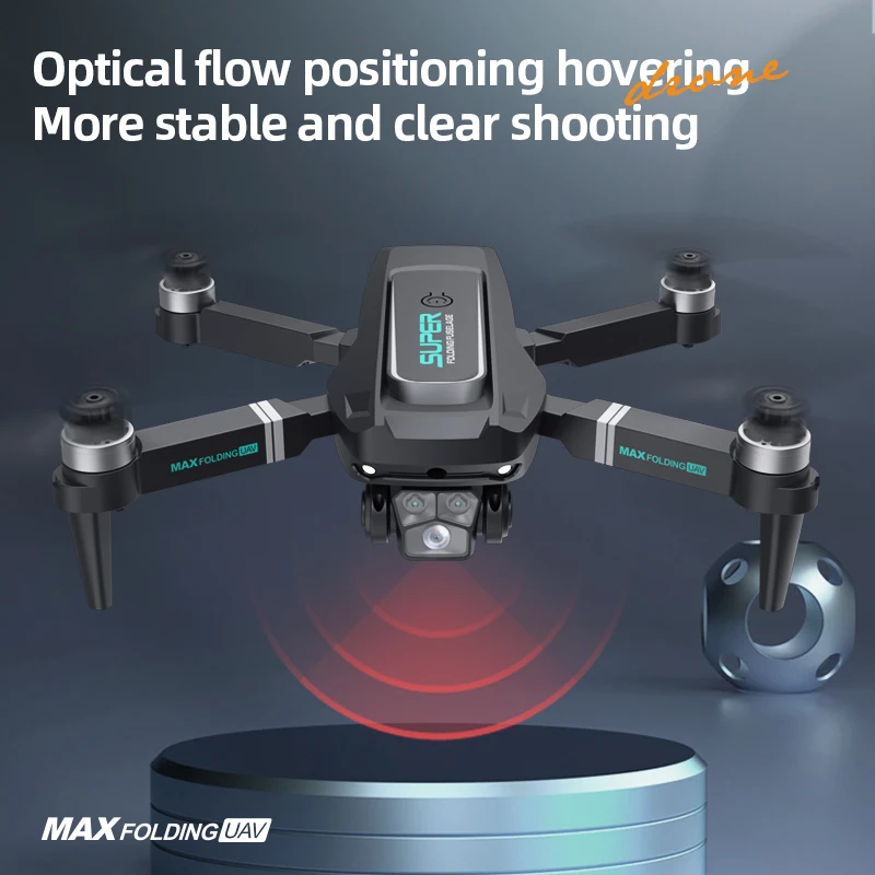 Drone Z16 PRO RC avec caméras touristes, 2.4G, WiFi, quadrirotor pliable, infrarouge, évitement d'obstacles, jouet hélicoptère RC, cadeau pour enfants