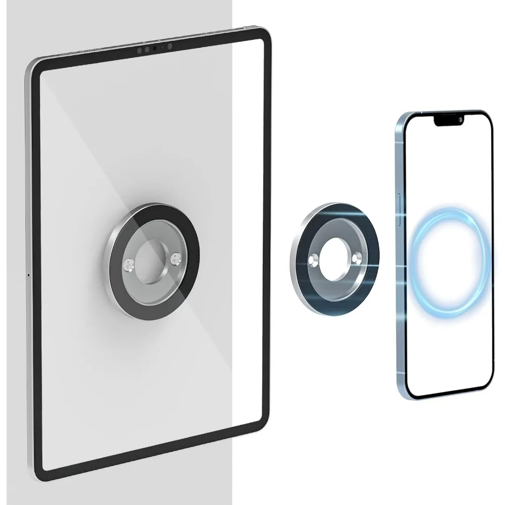 

Magnetic Tablet Wall Mount Holder - 2-Pack for Home and Kitchen