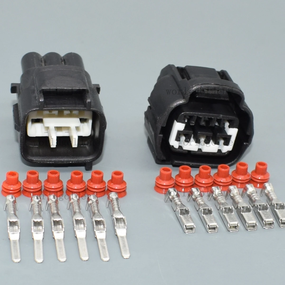 MG641107-5 MG651104-5 6Pin Male Female Plug Kit for Universal Vehicles Lamp Sensor Harness Repair car connector