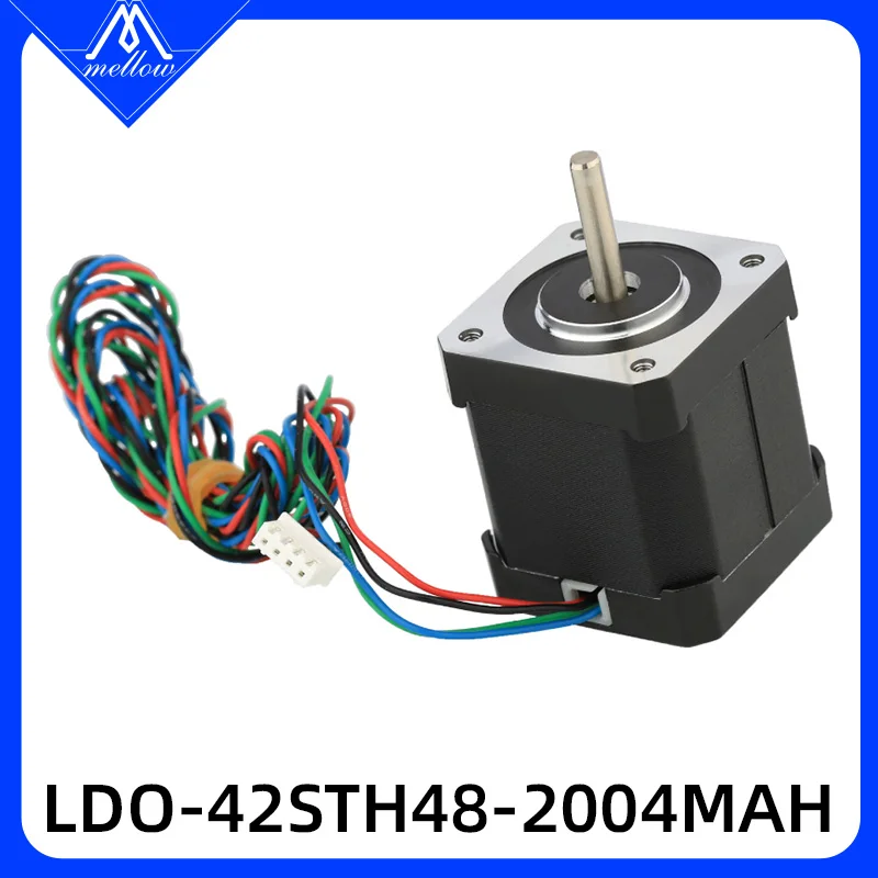 

Mellow 180C High Temperature Motor LDO 48MM Nema 17 Stepper Motor 42STH48-2004MAH For Ender 5 CoreXY DIY 3D Printer Parts