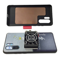 Mobile Phone Cooling Plate Universal Copper Mobile Phone Radiator Magnetic Stickers Expend Cooling Area For Mobile Phone Cooler