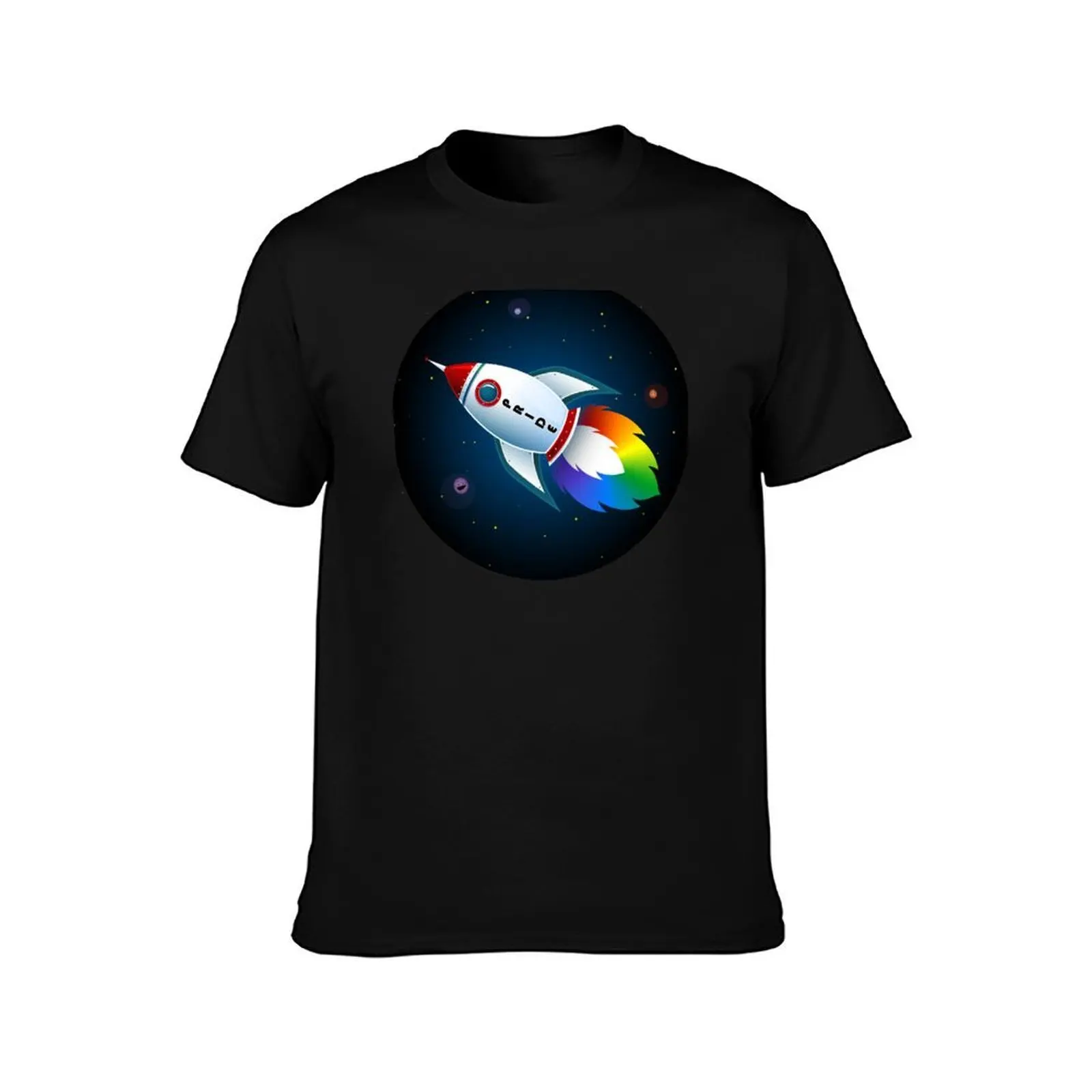 Starship Pride T-Shirt Large Size Basic Casual T-Shirt