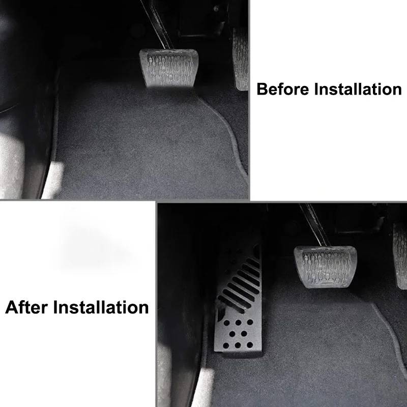 Pedal for Jeep Wrangler JL JLU 2018 -2023 Driver Left Side Foot Rest Pedals Auto Footrest Peg Pad Car Styling