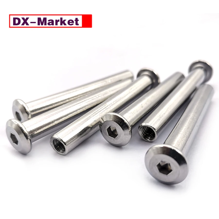 M8 Hex Socket Rivet Nuts , 304 Stainless Steel Furniture Combination Locking Screw Manufactor, B020