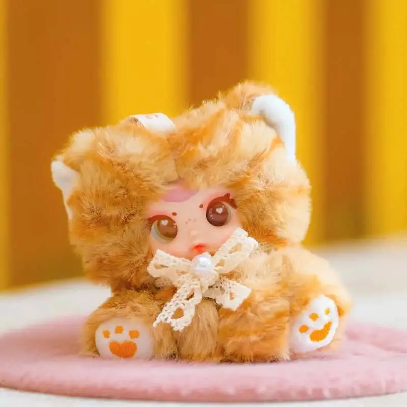Mm Candy Tickle Cat Cute Mascot Blind Box Toy Trendy Feline Themed Collectible Item For Gifting And Fun New Arrival