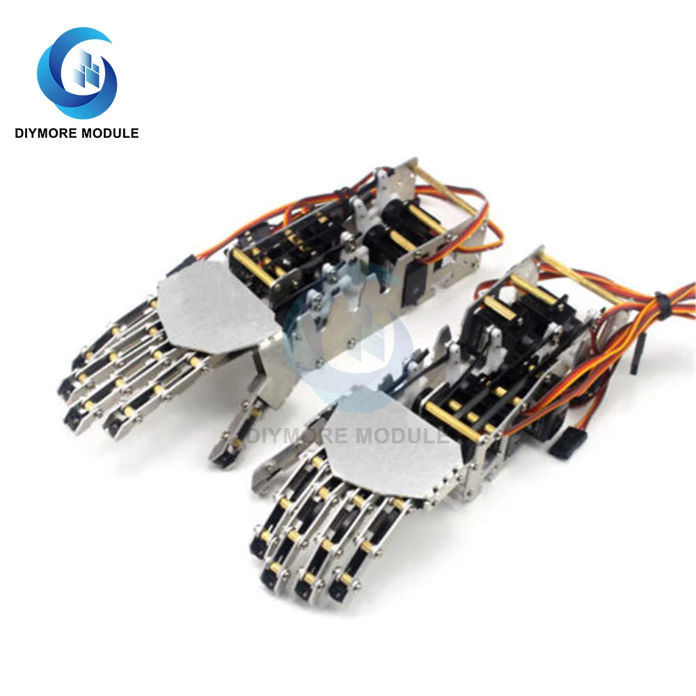 

5DOF Robot Right hand five-degree-of-freedom manipulator Five-finger metal manipulator Mini bionic gripper DIY parts