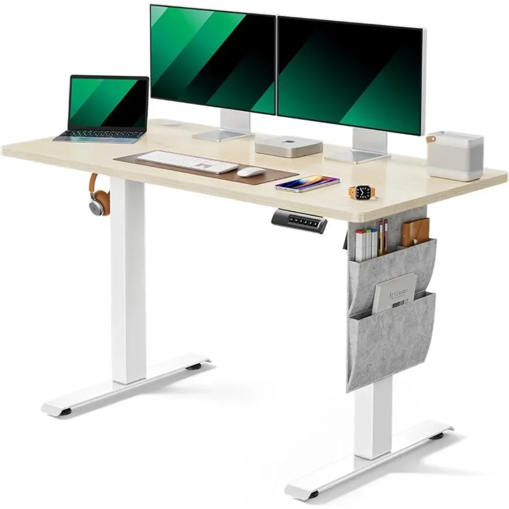 

Mesa Gamer Table for Pc Stand Up Desk for Home Office Computer Desk Memory Preset With Headphone Hook Freight Free Gaming Tables